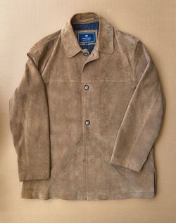 Newport Harbor tan suede jacket
