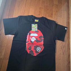 Camo bape tee size M