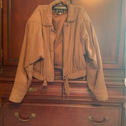 Soft leather women’s jacket