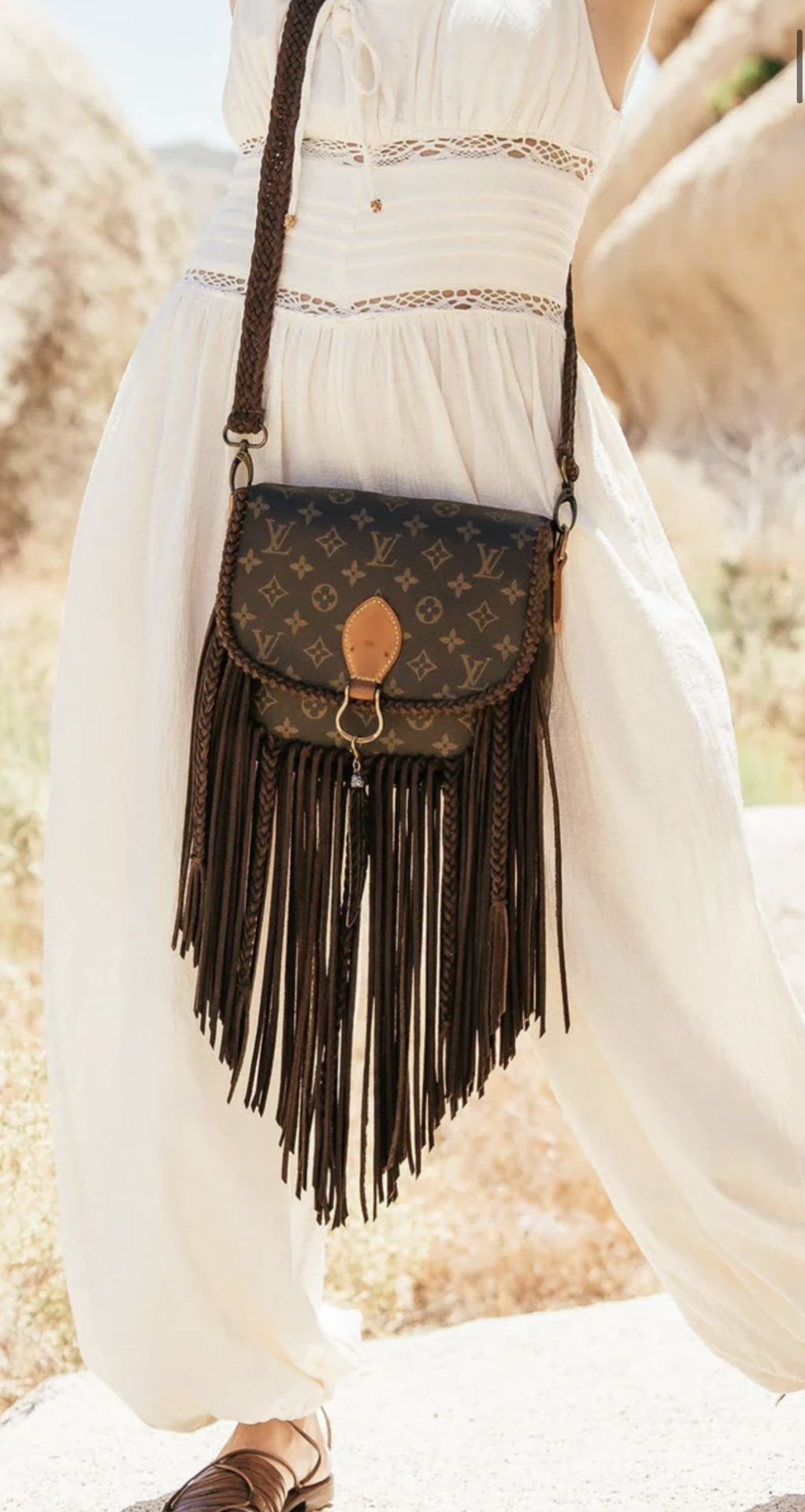 Vintage boho Louis Vuitton Bag