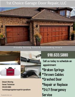 Garage door repair