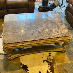 Marble Top Coffee Table 