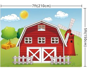 Red Barn Background
