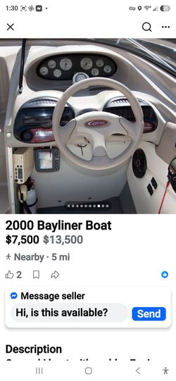 Bayliner awesome boat for sale