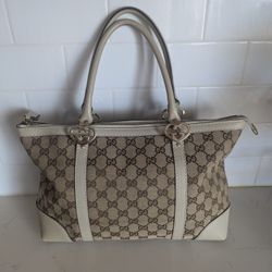 Gucci Canvas Tote 