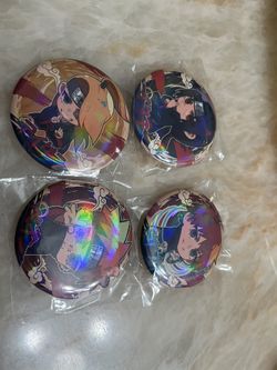 Naruto Badge set 4pcs
