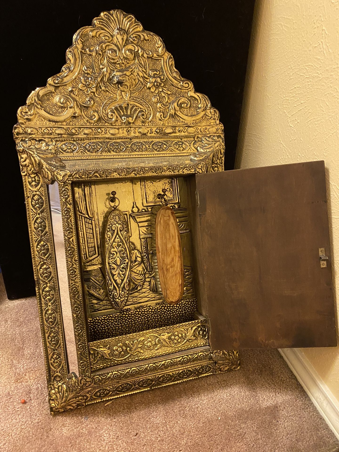 Antique Mirror Cabinet