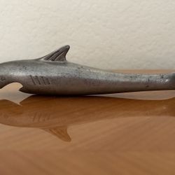 Vintage Shark Fish Beer Bottle Opener 7” Cast Aluminum