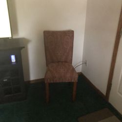 Two Brand new paisley dining chairs