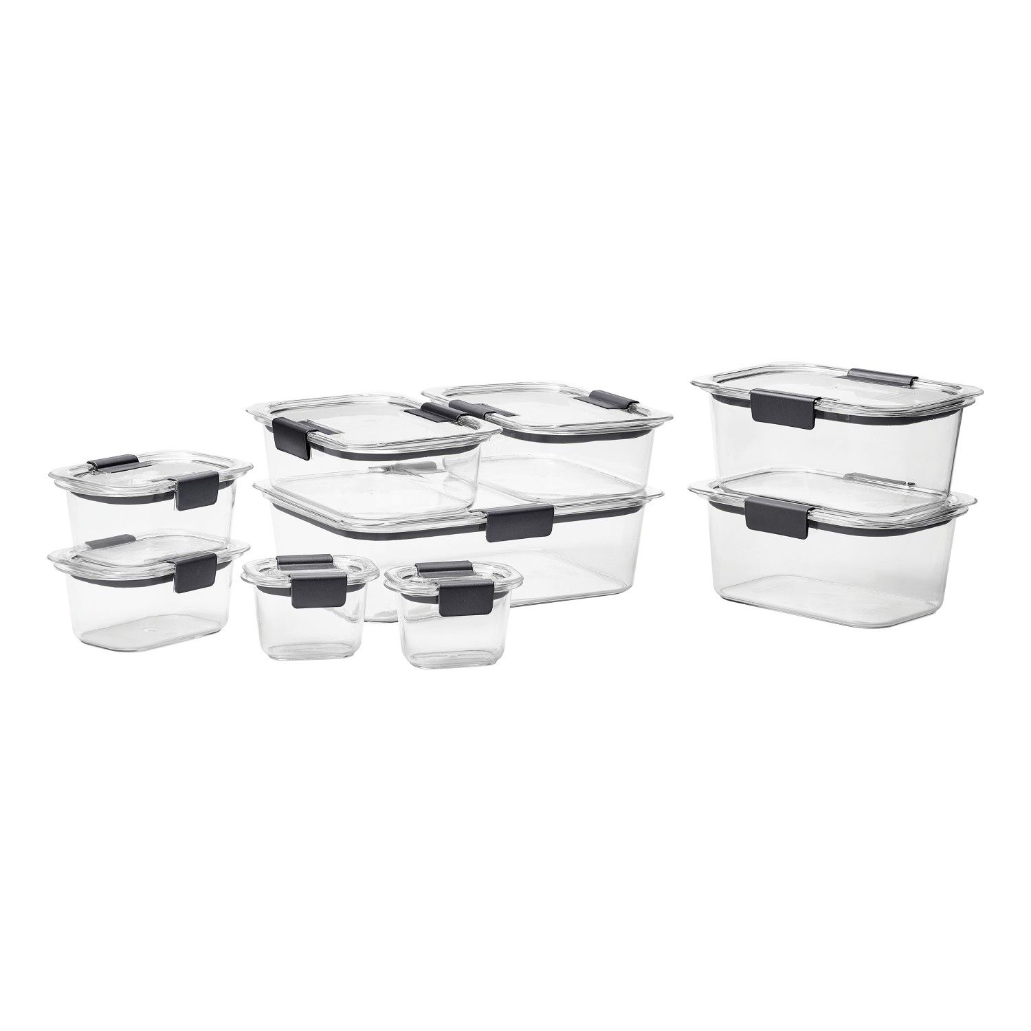 Rubbermaid Brilliance Food Storage Containers, 10-Piece Set