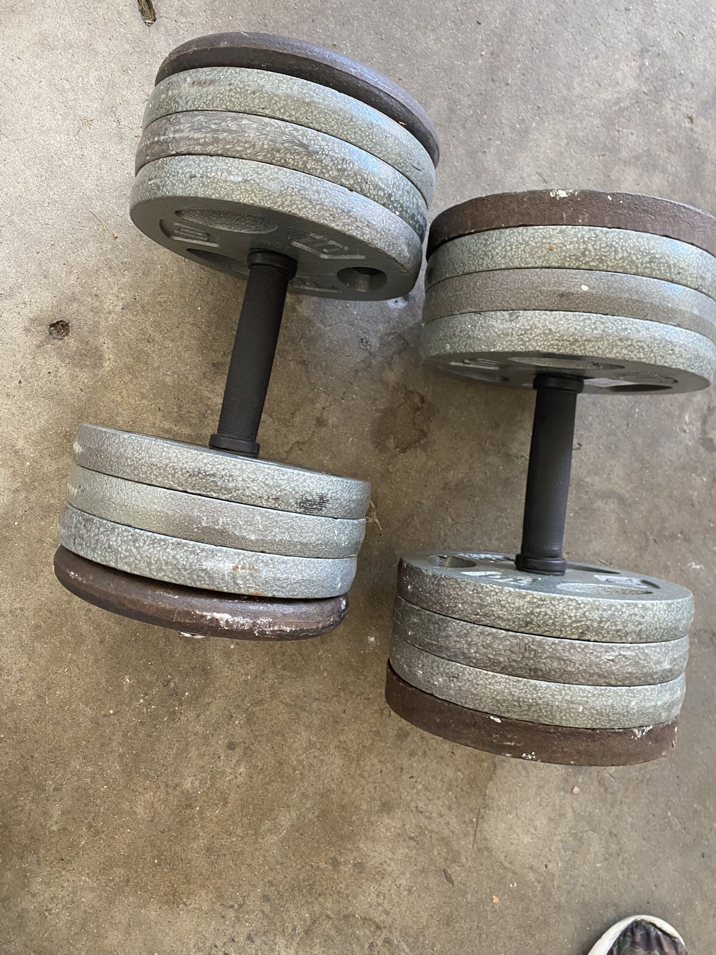 80 LB Adjustable Dumbbells 