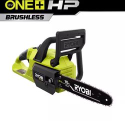 RYOBI Cordless Battery Chainsaw, 10 