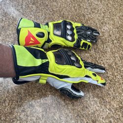 Dainese VR 46 XXL Motorcycle Carbon Gloves 