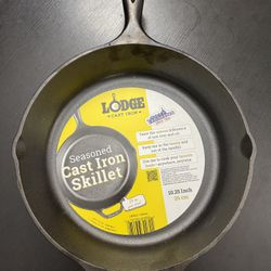 Lodge 10.25 Inch Cast Iron Skillet Frying Pan, Made In USA