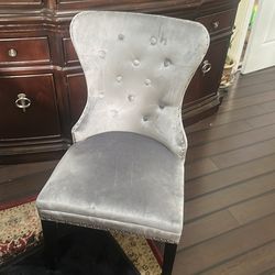 Velvet chair