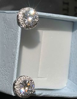 Moissanite earrings