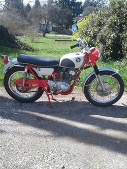 1960s Honda 305 scrambler & parts