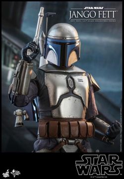 Hot Toys 1/6 Star Wars: Attack Of The Clones Jango Fett Figure! MMS589!