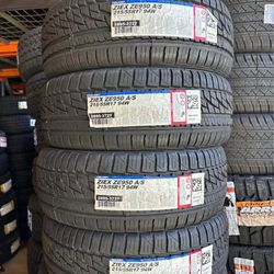 215/55R17 Set Of 4 Falken New Tires 