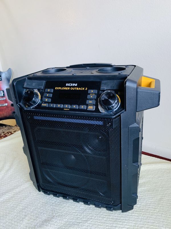 Ion Explorer Outback 2 Bluetooth Water Resistant Speaker System Black