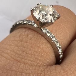 Fully Appraised Engagement Ring-Platinum $13.5k Value