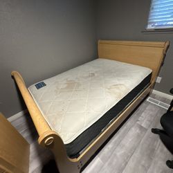 just cleaned and bedroom set with mattress and box spring comes with it.  And must go ASAP.