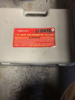 7 Pc. Body And Fender Tools