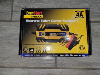 EverStart MAXX 4A Waterproof Battery Charger & Maintainer – 12V