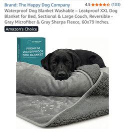 Waterproof dog blanket XXL