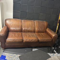 Free leather Couch