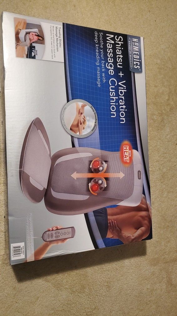 Shiatsu + Vibration Massage Cushion