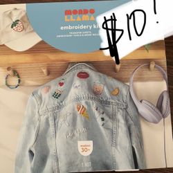 Embroidery Transfers Craft Kit Gift- Mondo Llama