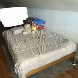 Platform bed & mattress