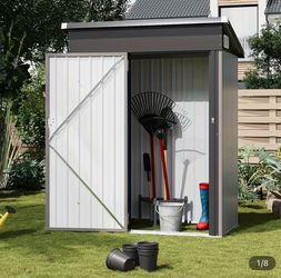 New 3x5ft brown Metal storage shed
