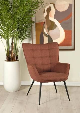 Beautiful Mid-Century Modern Chair With Flared Arms! Lowest Prices Ever!