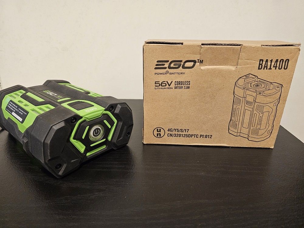 Brand New BA1400 EGO 56v 2.5ah Battery Mint
