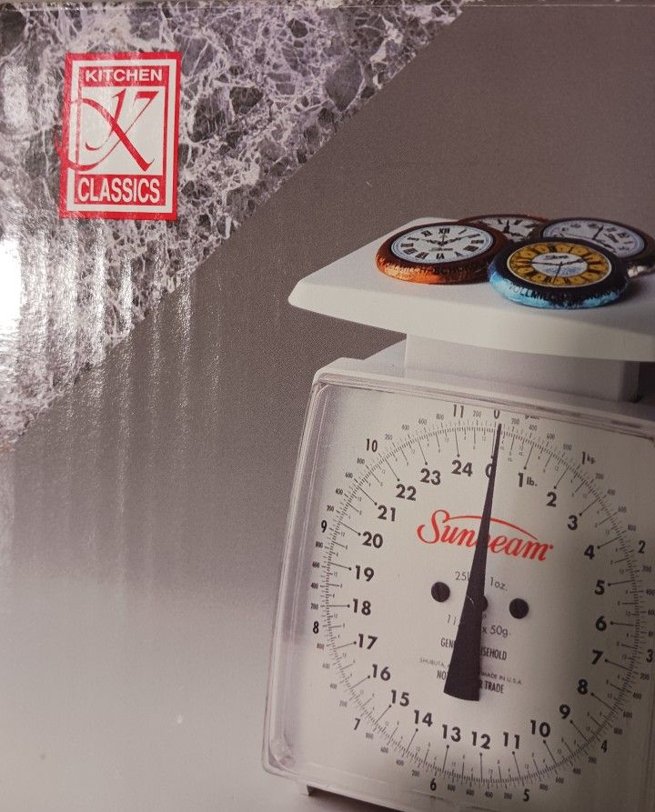 Vintage 25-Ib Kitchen Classics
Sunbeam Multi-Purpose Scale
Model 7940