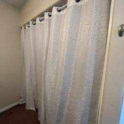 Closet Curtain And Rod
