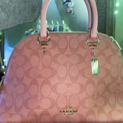 Pink Coach Purse 