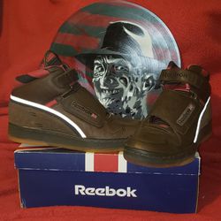 Reebok Freddy Krueger Alien Stompers, Size 10 Mens ,100% Authentic In Box