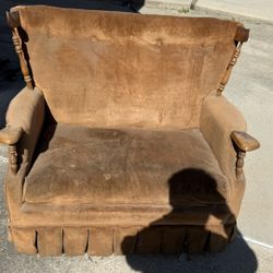 Antique Rocking Love Seat