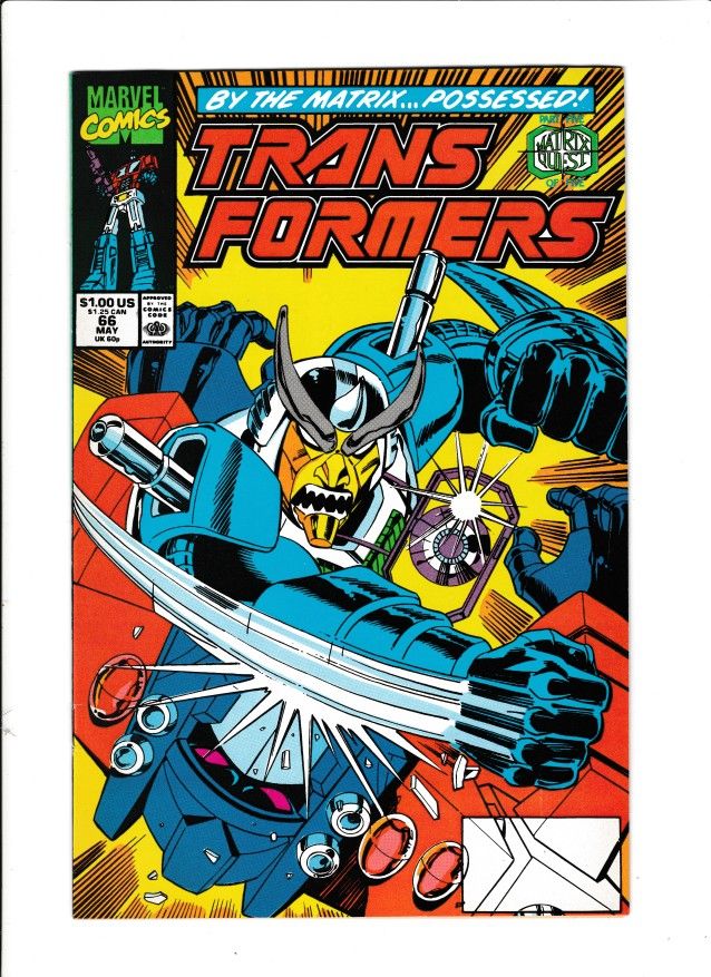 THE TRANSFORMERS #66 (1990) IAN AKIN | DIRECT EDITION | COPPER AGE | LOW PRINT