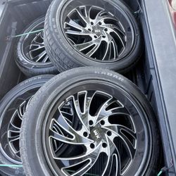 22in Street MX rims Chevy