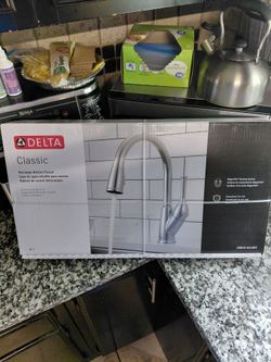 Delta Faucet Pull Down Stainless Steel Kitchen