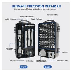 115-in-1 Precision Screwdriver Repair Tool Set