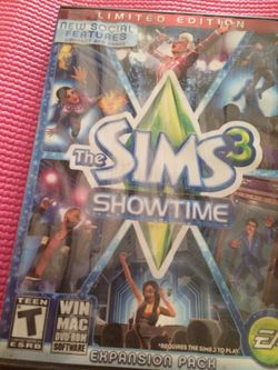 Sims 3 Showtime limited edition pc game