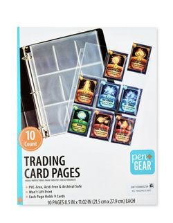 Trading Card Pages