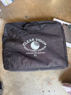 Clear vision XL golf cart cover