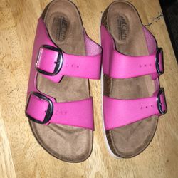 Sandals  Confort Pink Color Size 8 New New 