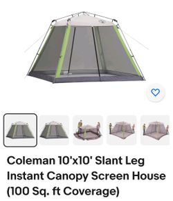 Instant Screen Canopy Tent.